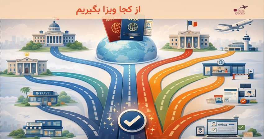 از کجا ویزا بگیریم