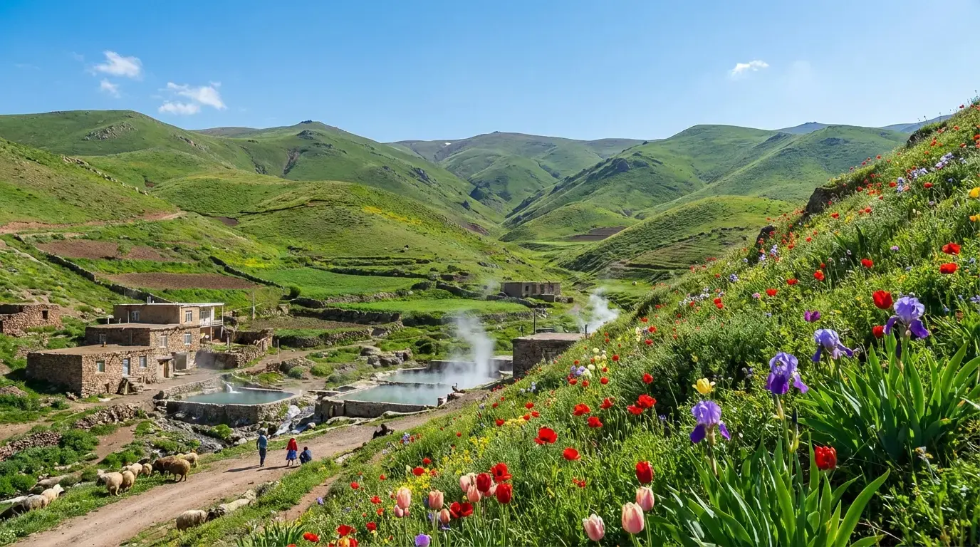 جاهای دیدنی سرعین در بهار؛ بهشتی برای طبیعتگردان